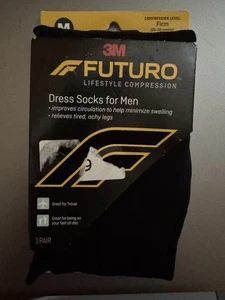 Futuro Anzugsocken für Herren - fest, Größe M schwarz Kompression NEU - Bild 1 von 3