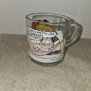 vintage 1978 garfield glass mugs from mcdonalds - Picture 1 of 6