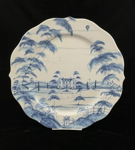 Juliska Charger Country Estate Delft Blue Ceramic 13 1/2” Diameter - Imagen 1 de 7