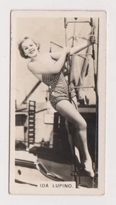 Ida Lupino 1937 Carreras Film Stars Tobacco Card #23 - Picture 1 of 2