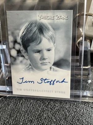 2009 Rittenhouse A-128 Tim Stafford/Jeffrey Byron Autograph A-128 Twilight Zone - Image 1 of 4
