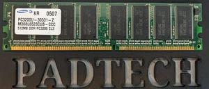 Samsung 512MB PC3200 DDR-400MHz Non-ECC Unbuffered CL3 184-Pin DIMM ( Tested) - Picture 1 of 2