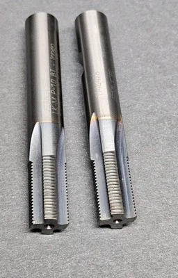 2pc EMUGE Solid Carbide Thread Mill 1mm Pitch 12mm M16 x 1 Self Lock Machinist - Image 1 of 4