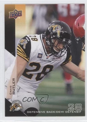 2014 Upper Deck CFL Craig Butler #123 - Image 1 of 2