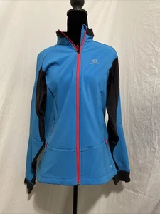 SALOMON~Blue SOFT SHELL WOMEN'S JACKET~Size Large - Picture 1 of 11