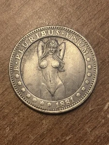 18+ Collectable Coin, 1881 One Dollar, United States Of America - Imagen 1 de 2