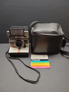 Cámara instantánea flash Polaroid Q-Light 2351 blanca con estuche de transporte y manual - Imagen 1 de 7