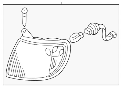 Genuine Nissan Combo Lamp Assembly 26120-2W625 - Image 1 of 2