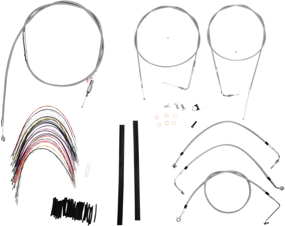 Líneas de cable/freno marca Burly 18" Ape Hangers 2002-2006 Road King/Glide B30-1081 Foto 1 de 1