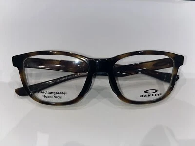 Monturas de gafas Oakley genuinas Cross Step Ox8106-0450 marrón pulido tort 50 mm Foto 1 de 3