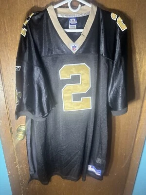 Camiseta deportiva de colección Reebok cosida en el campo New Orleans Saints Aaron Brooks para hombre 58 Foto 1 de 4