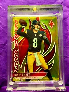 KENNY PICKETT 🏈 REFRACTOR CARD🔥RARE🔥STEELERS🔥SP⭐️GOLD🔥#/75🔥FLAME THROWERS - Picture 1 of 3
