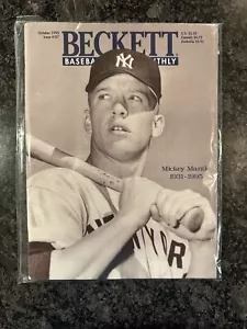Mickey Mantle Beckett Baseball Monthly Oct. 1995 Issue #127 Still In Plastic - Picture 1 of 2