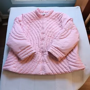 Damen-Wintermantel Übergröße Venezia hellrosa gefütterter Reißverschluss Taschen - Bild 1 von 10