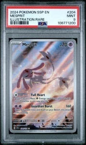 PSA 9 Mesprit 204/191 Pokemon Surging Sparks Illustration Rare 2024 MINT - Picture 1 of 2