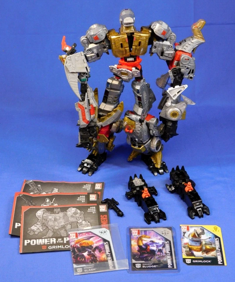 TRANSFORMERS POWER OF THE PRIMES DINOBOT SET OF 5 VOLCANICUS SET 2018 HASBRO - Image 1 of 4