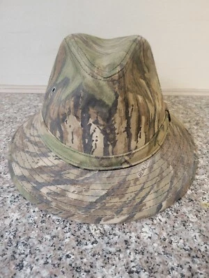 Vintage Young An Kudzu 7-7 1/4 Realtree Camo Fedora - Image 1 of 4