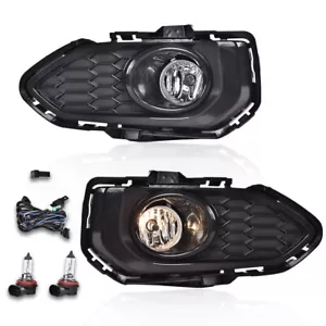 Clear Bumper Fog Lights Driving Lamps Left+Right Fit For 2018-2020 Honda Fit - Picture 1 of 12