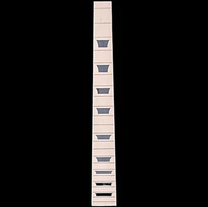 24,75" Scale Maple 22 Fret Unfinished Griffbrett Trapez Inlay 42mm Nut - Bild 1 von 4