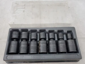 Snap On 207IPFM Metric Flank Drive Shallow Impact Swivel Socket Set, 7Pc 3/8Dr - Bild 1 von 10
