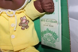 Coleco 3900 1985 Cabbage Patch Kids Puppe Afroamerikaner super Neuzustand! - Bild 1 von 22