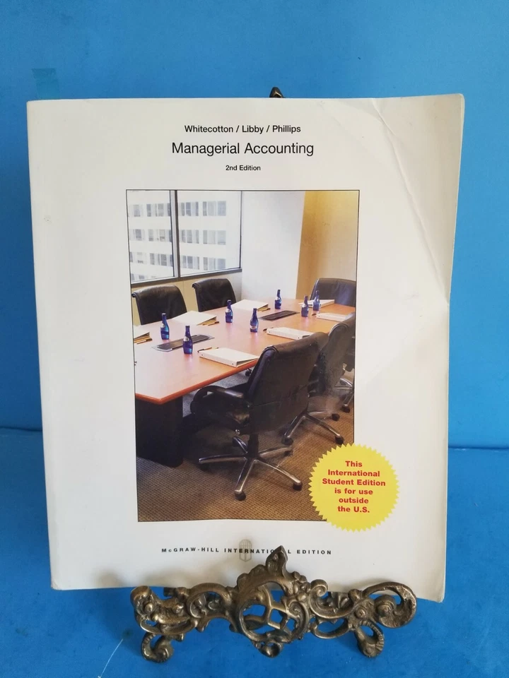 Managerial Accounting 2nd International Student Edition Paperback.RARE.*TB24* - Image 1 of 4