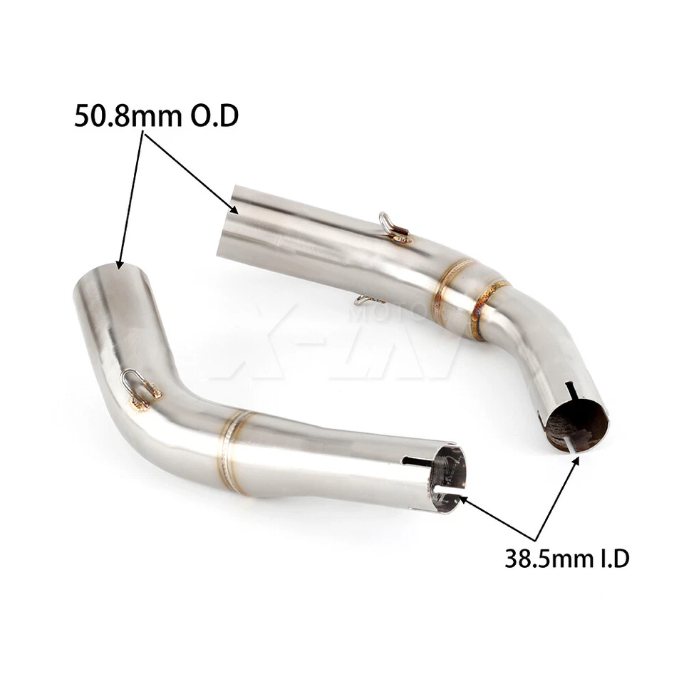 Silenciador de escape tubo de enlace medio 51 mm para Honda CBF 1000 06-10 CBF1000 Foto 1 de 4