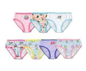Little Girls' Disney Princess 7pk Briefs Size 4,6,8 - Picture 1 of 6