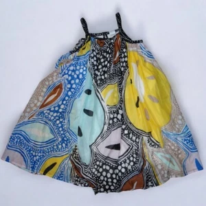 Gap Kids Girls Diane Von Furstenberg Pleat Multi Floral Dress Medium (8) EUC HTF - Picture 1 of 4