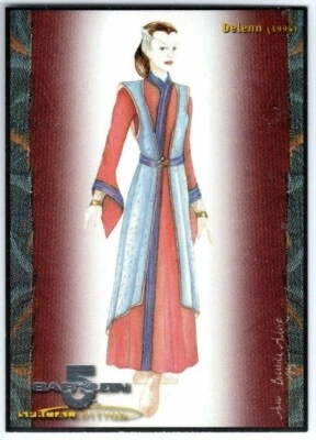 Babylon 5 Special Edition Costumes Card C8 Fleer Skybox 1997 Mira Furlan  - Image 1 of 2