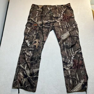 Under Armour Pants Mossy Oak Men’s Sz 40x32 infinity Camo Cargo Stretch Hunting - Picture 1 of 15