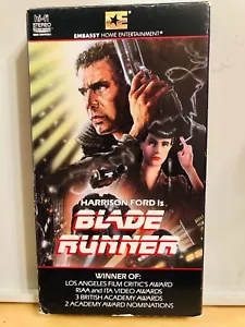 Blade Runner VHS 1982 Nelson Entertainment Harrison Ford 1987 - Picture 1 of 7