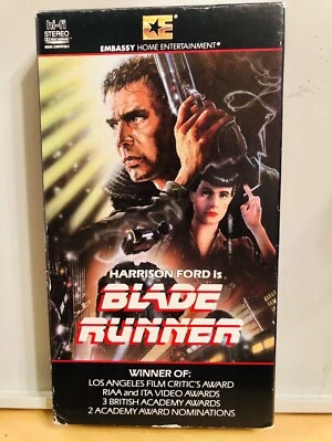 Blade Runner VHS 1982 Nelson Entertainment Harrison Ford 1987 - Image 1 of 4