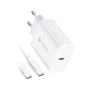 Forcell Wandladegerät mit Typ C Kabel - 3A 20W Anschluss mit PD und Quick Charge - Bild 1 von 5