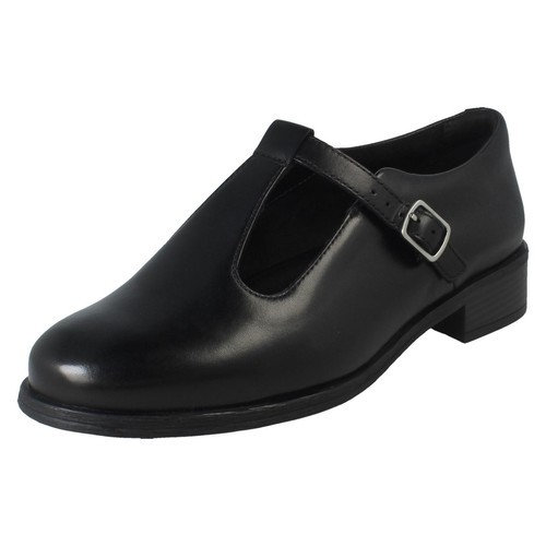 Scarpe formali donna Clarks T Bar chiusura fibbia Havisham Bar