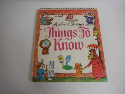 Things to Know Story Book HC by Richard Scarrys Bedtime Make Believe - image 1 of 4