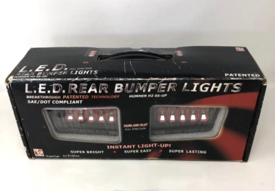 Juego de luces traseras LED IPCW cromadas para parachoques trasero para H2 Hummer 15100038 2005-2009 Foto 1 de 4