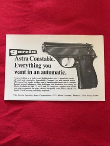 Pubblicità Vintage 1972 Garcia Astra Constable Stampa Doppia Azione Automatica - Foto 1 di 6