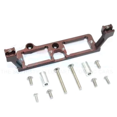GPM Alum Frnt & Rear Gear Box 2-Speed Diff Lock Servo Mount Brown : TRX-4 - Image 1 of 3