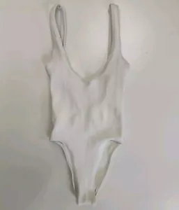 Bound by Bond-Eye Mara white One Piece Swimsuit One Size Crinkle Knit Australia - Picture 1 of 21