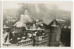 D4449 Foto Stuttgart Brand im Alten Schloß 1931 - Picture 1 of 2