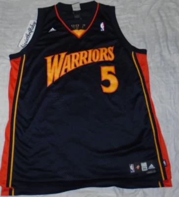 戴维斯男爵 #5 金州勇士队 Swingman 阿迪达斯 NBA 篮球球衣 3XL — 第 1/2 张图片