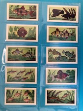 AMALGAMATED TOBACCO - FULL SET - AQUARIUM FISH 1961 - (25 CARDS) - EXC +++