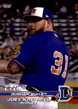 2021 Durham Bulls Choice #14 Joey Krehbiel Seminole Florida FL NM Baseball Card