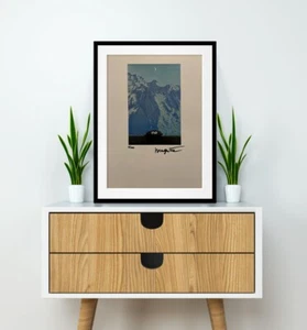 Rene Magritte, litografia originale firmata a mano con certificato di autenticità e valutazione di $ 3.500 - Foto 1 di 12