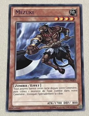 Mezuki (Purple) (FRENCH) DL17-EN005 DL17-FR005 Duelist League 17 Promo Yugioh - Image 1 of 4