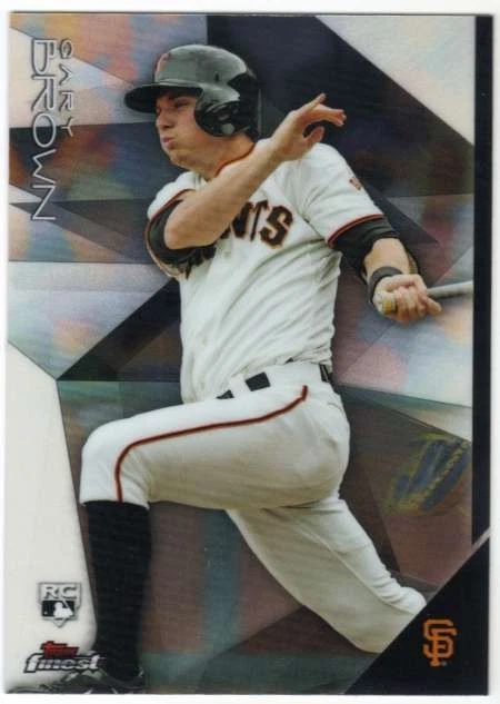 2015 Topps Finest Baseball RC #85 Gary Brown San Francisco Giants - Image 1 of 1