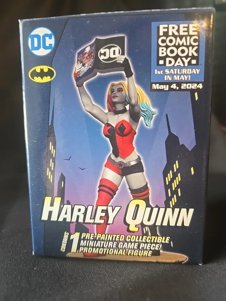 Tarjeta Heroclix Harley Quinn FCBD 2024 LE W PLUS The Riddler Legacy DC24-L051 Foto 1 de 4