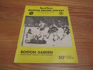 Boston Garden October 15, 1969 BRUINS Program vs OAKLAND SEALS BOBBY ORR - Picture 1 of 8