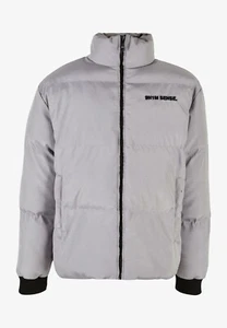 9N1M SENSE Winterjacke wattierte Jacke hellgrau Puffer Jacke Gr. M - Bild 1 von 10